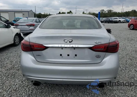 2019 Infiniti Q50 Red Sport 400 z USA, uszkodzony, nr VIN JN1FV7AR8KM593330